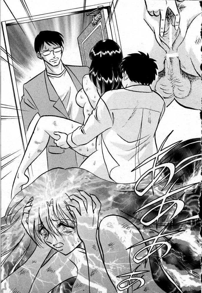 【エロ漫画】変態たちに犯されまくる女教師…正気を失って肉便器状態となった彼女は中出し集団レイプされまくる！【毛野楊太郎：正しい課外授業】