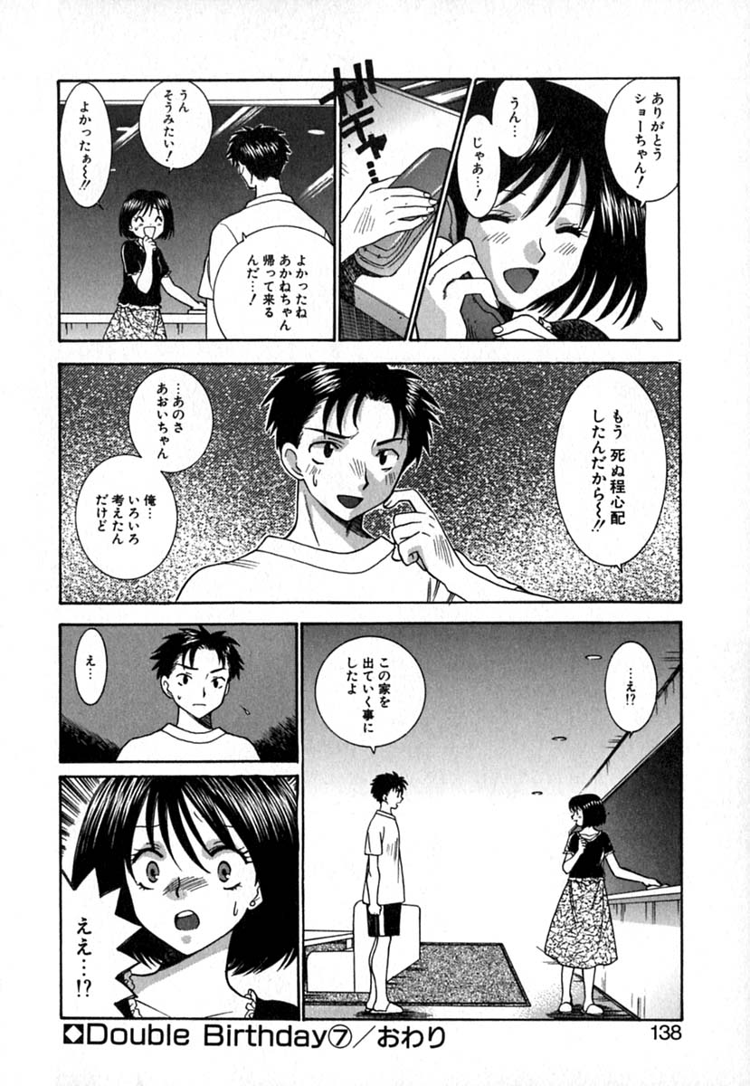 【エロ漫画】公園でキスをしてちんぽをさわって誘惑しちゃう淫乱お姉さん…乳首舐め生ハメ中出しだいしゅきホールドで絶頂イキしちゃう【東鉄神：Double Birthday】
