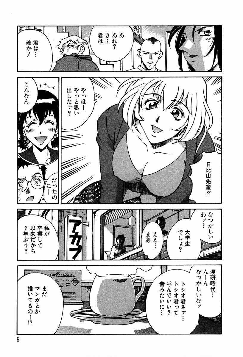 【エロ漫画】コスプレ衣装で後輩を誘惑しちゃう先輩お姉さん…ご奉仕フェラでバックで生ハメ中出しイチャラブセックスしちゃう【Don繁：憧れの先輩】